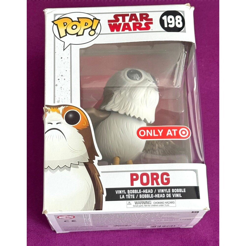 Funko Pop! Star Wars Porg Vinyl Figure 198 DAMAGED BOX